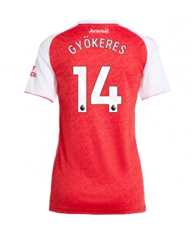 Billige Fotballdrakt Arsenal Viktor Gyokeres #14 Replika Hjemmedrakt Dame 2025-26 Kortermet Billige Fotballdrakt Arsenal Viktor Gyokeres #14 Replika Hjemmedrakt Dame 2025-26 Kortermet